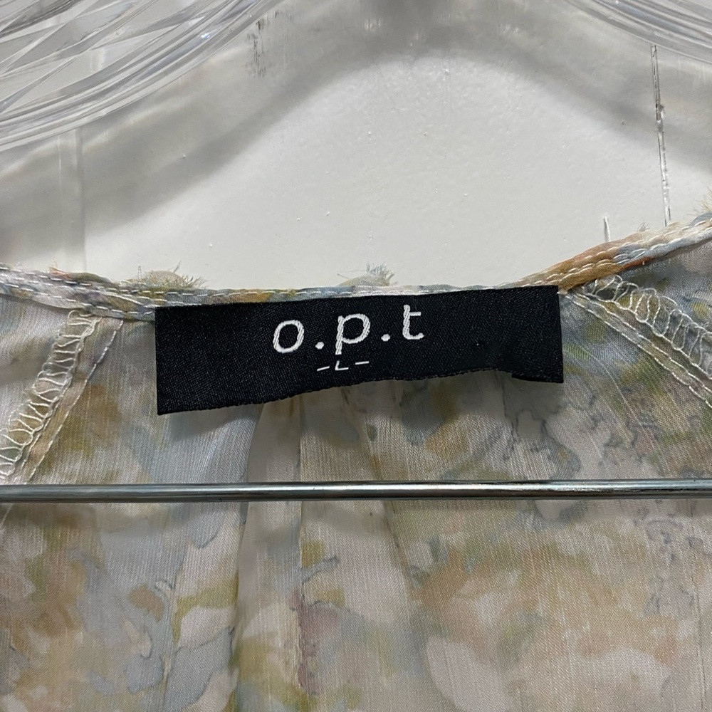 OPT Patterned Ruffle Dress - Picture 2 of 3